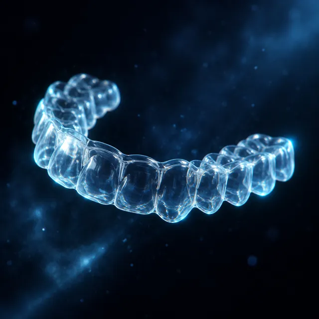 Alinhador transparente em render de produto